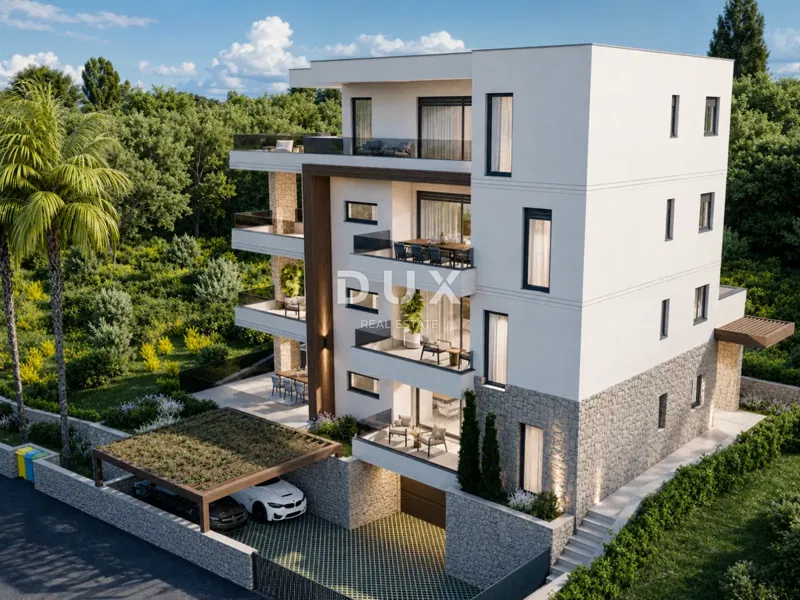 DALMATIA, PRIMOŠTEN – Apartment 2 bedrooms + living room 73.45 m², sea view and garage space – 3