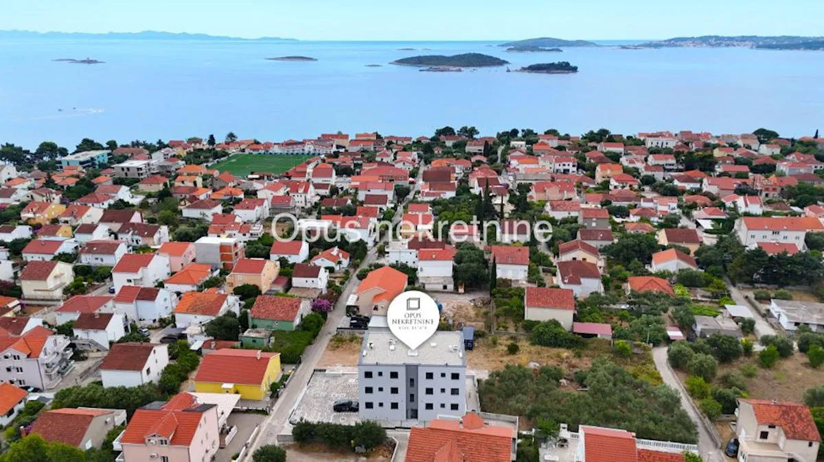 OREBIC, PELJESAC – S3 dvosoban apartman 64,30 m2 s pogledom na more, prizemlje (Video)
