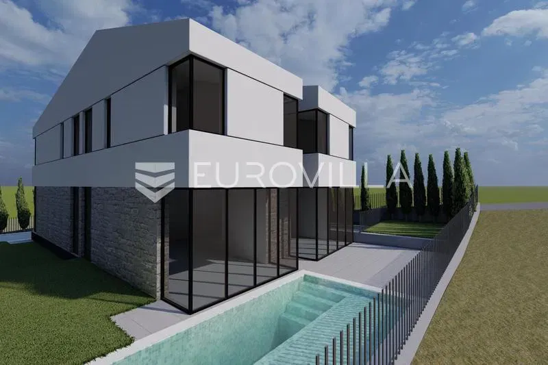 Malinska, modern two-story new build with a swimming pool – 2