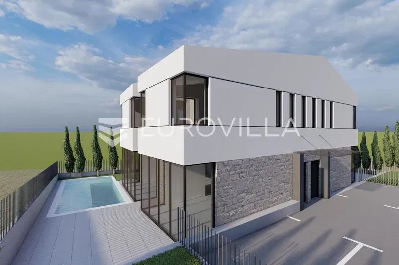 Malinska, modern two-story new build with a swimming pool – 3