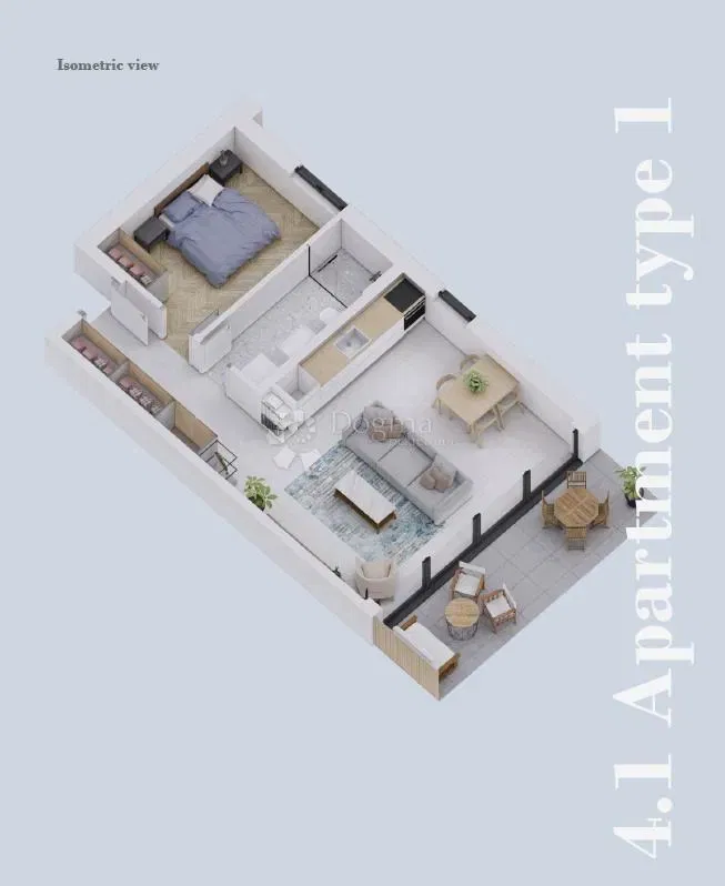 Nowy budynek premium, mieszkanie 58 m2 + podwórko - Rovinj, okolica – 2