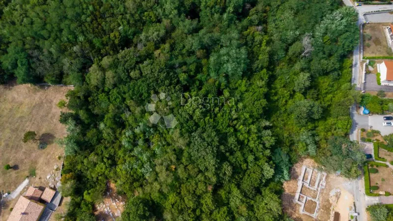 Építési telek Presika, Labin, 1.100m2 – 2