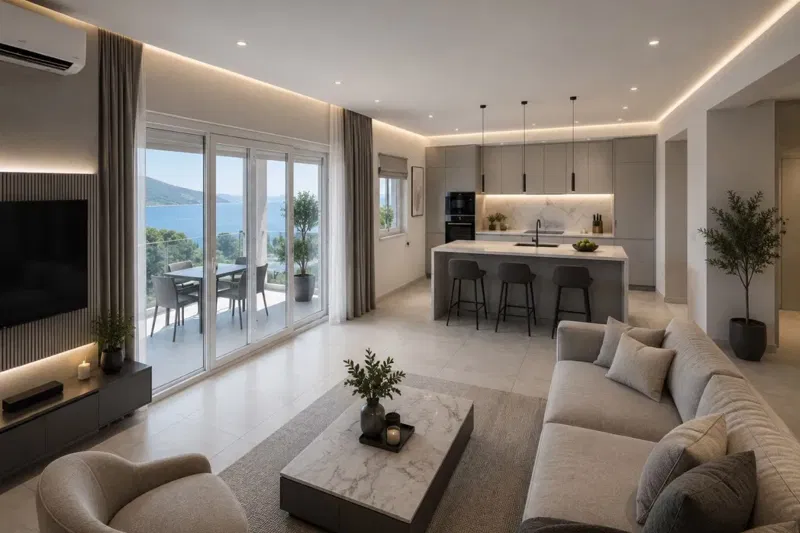 Appartamento con due camere da letto in un moderno edificio di nuova costruzione con vista mare – 2