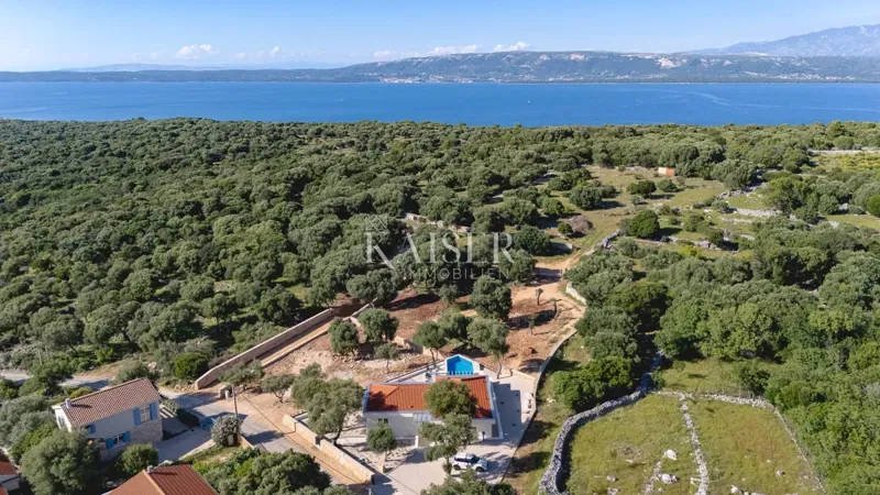 Casa moderna a un solo piano con piscina e vista mare – Lun, isola di Pag – 3