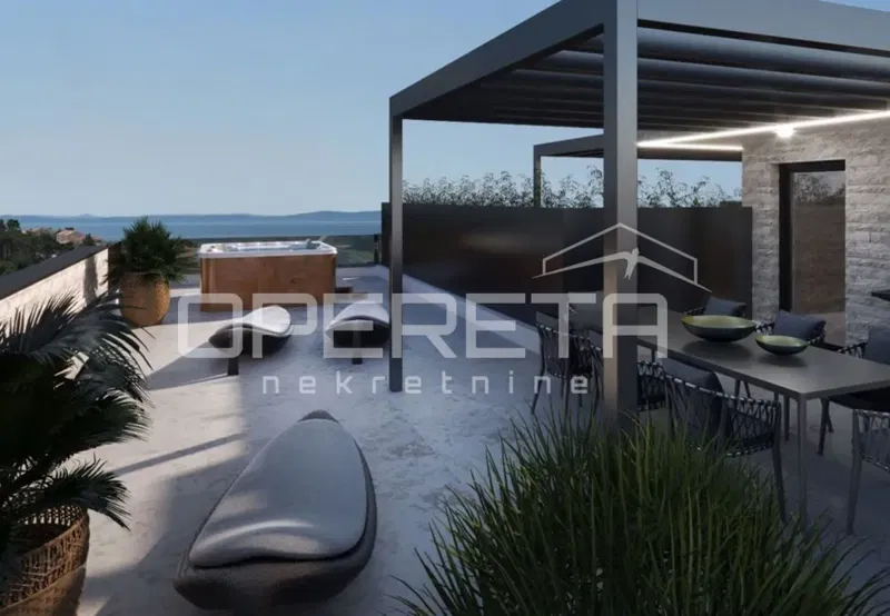 PRONTO PER ABITARE! Privlaka/Zara - Attico E201, 70m dal mare – 2