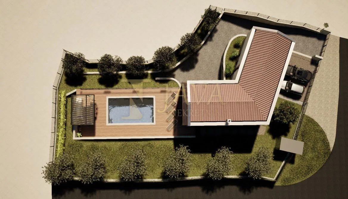 OKOLICA HUMA-GRAĐEVINSKO ZEMLJIŠTE 850 m² · DOZVOLA · KUĆA 207 m²