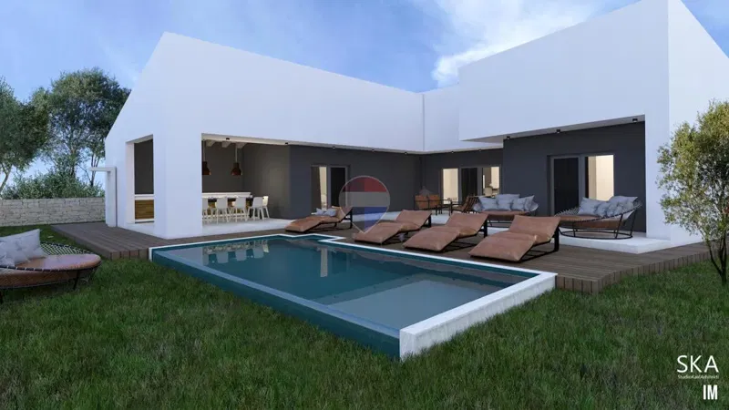 Istria, Barban - Building Plot with Valid Building Permit, 1,115 m2 – 2