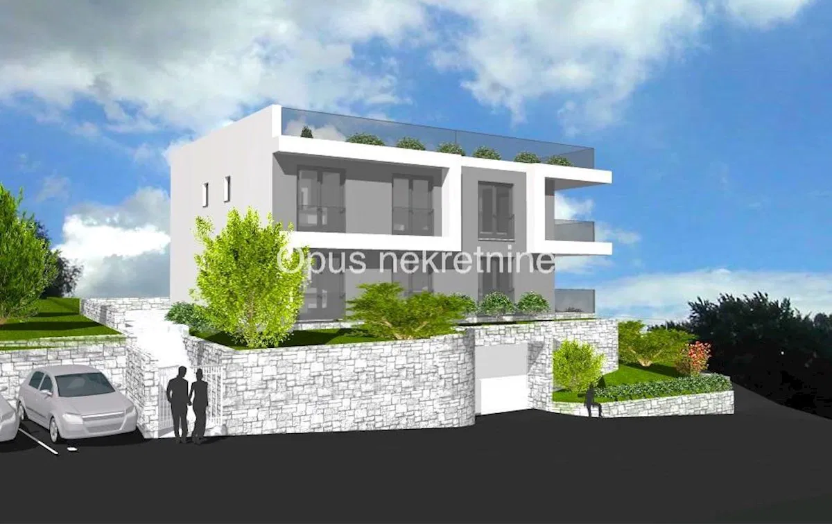 GRADAC - urbana zelena villa 314m2 s bazenom i 2 stana