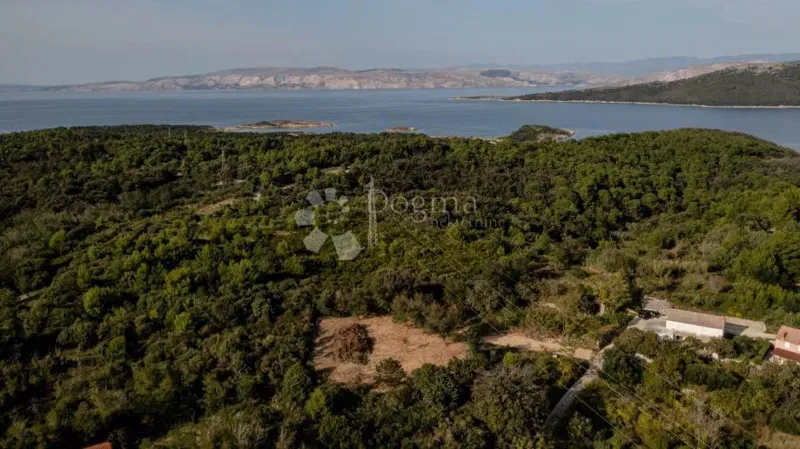 Zazidljivo zemljišče Lopar, Rab, 1.190m2