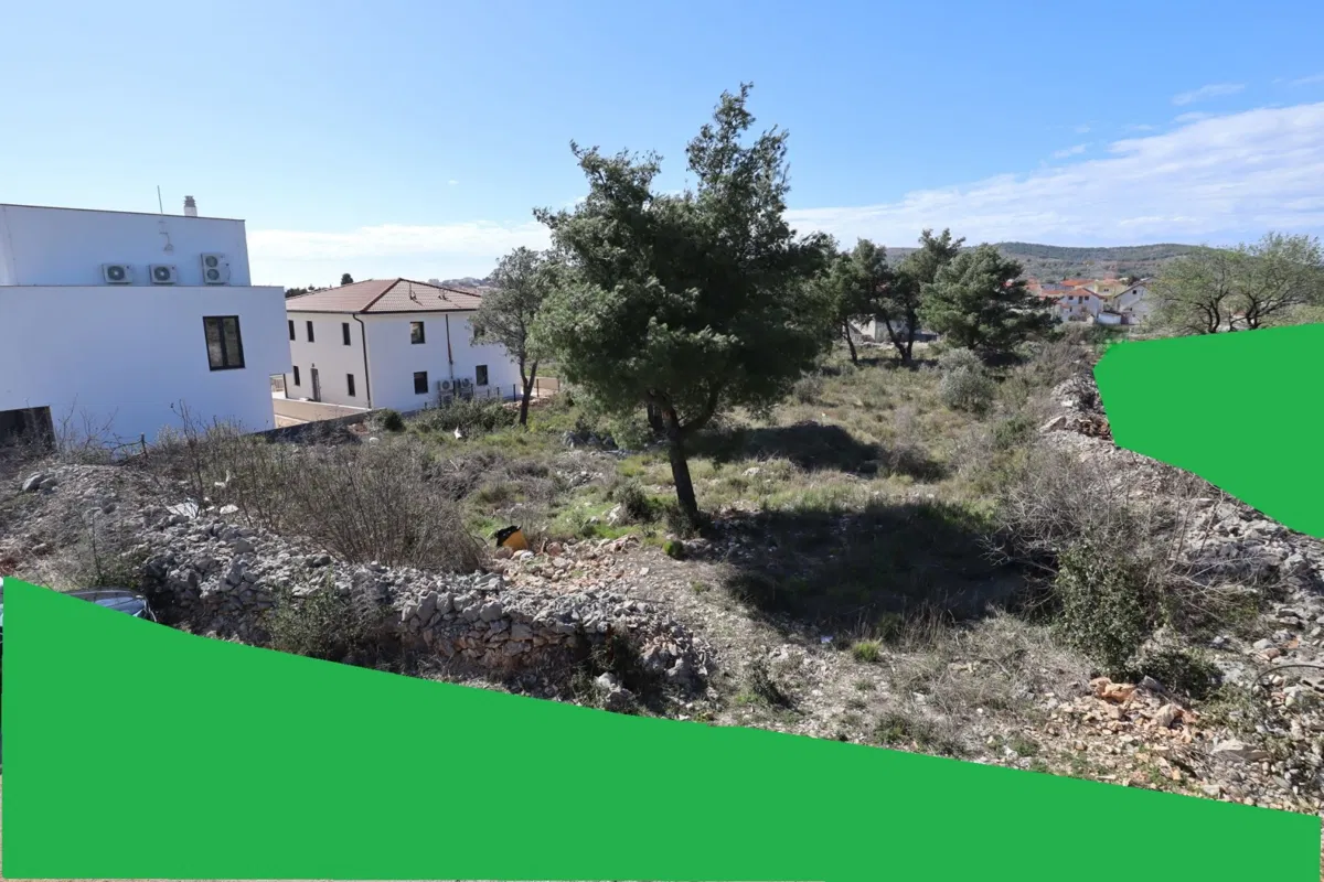 Stavebný pozemok, Vodice, 550 m do centra mesta