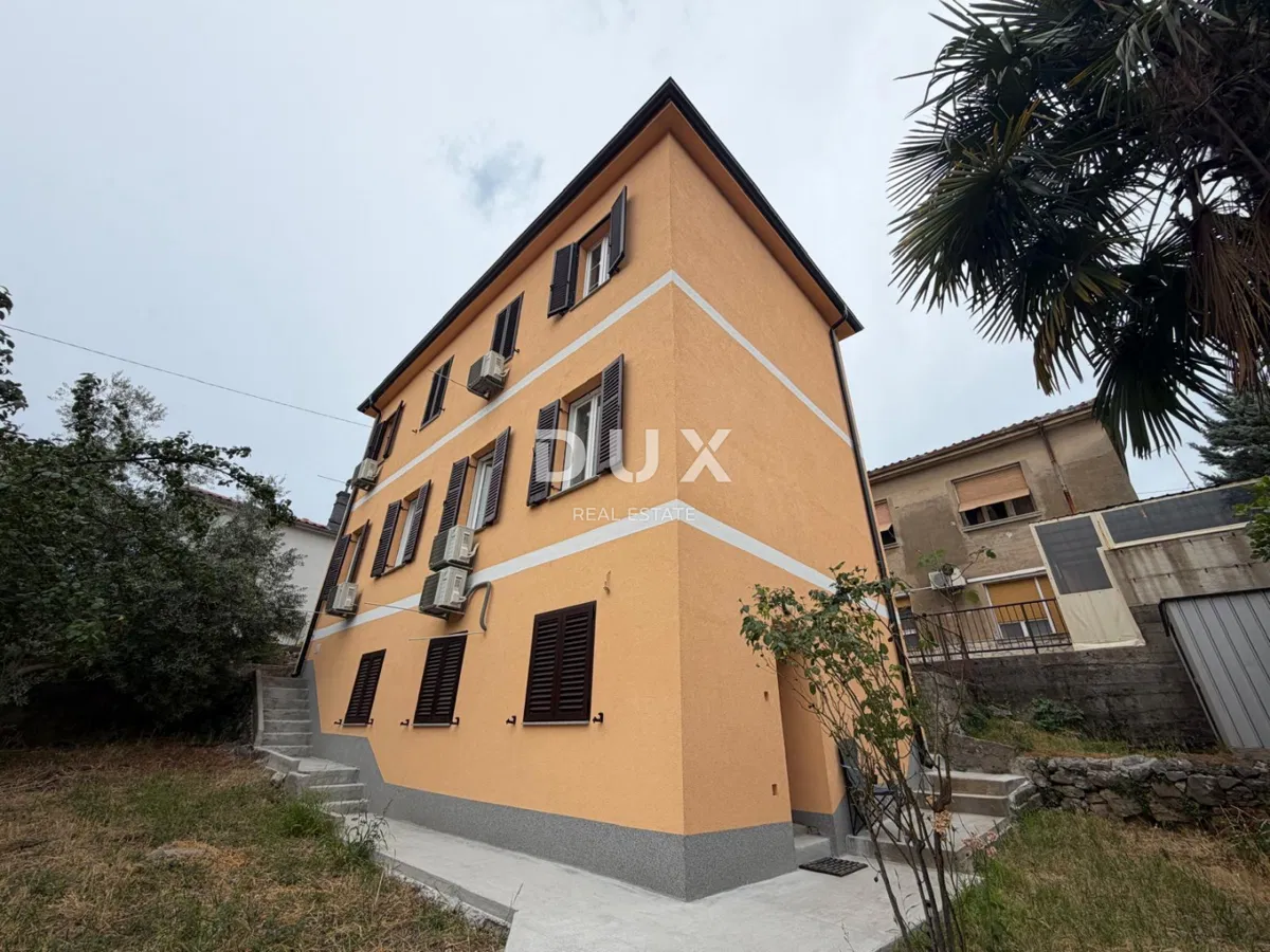 RIJEKA, KÖZPONT - Családi ház 3 különálló apartmannal + kerttel! LEHETŐSÉG!