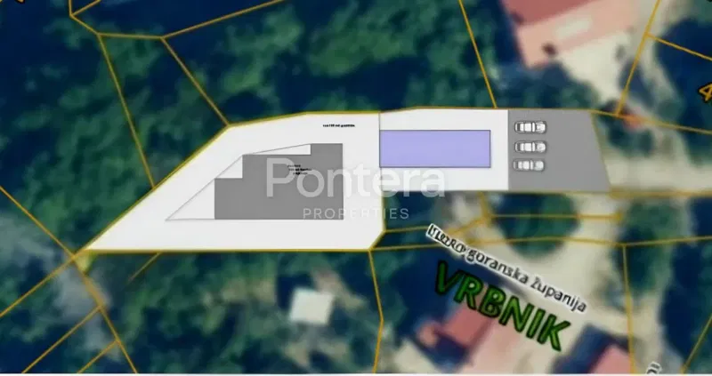 Terreno Vrbnik, 700m2 – 2