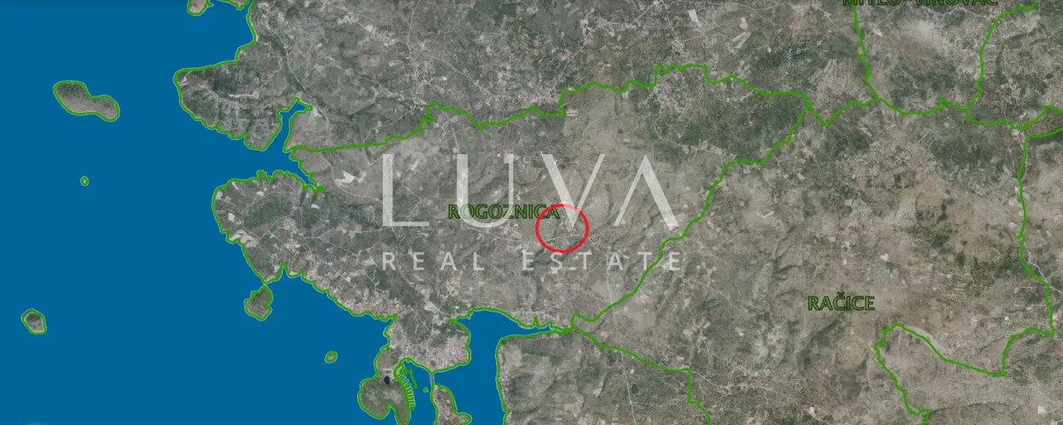 Rogoznica, Jarebinjak, građ. zemljište 510m2 i otvoren pogled na more