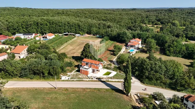 Žminj, Modern House with Swimming Pool in Roh-Bau Condition – 3