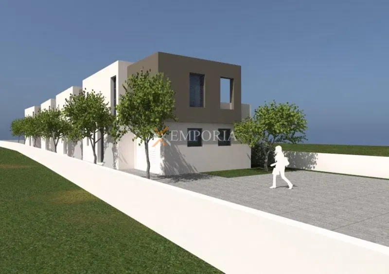 Vir – two-story apartment, garden, garage, 130 m from the sea – 3