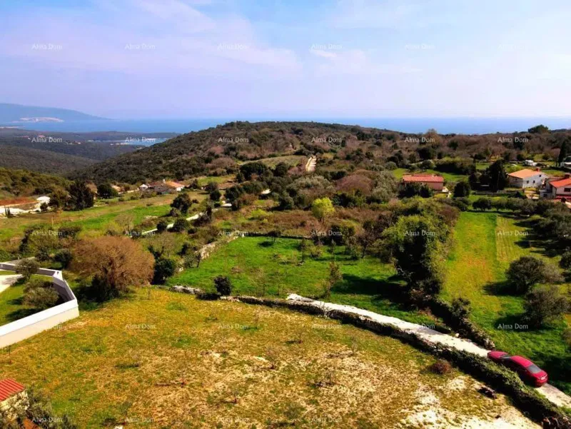 Un attraente appezzamento di terreno con vista sul mare e un progetto è in vendita, Kavran – 2