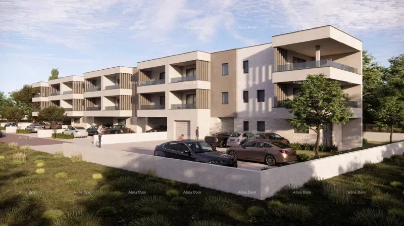 ŠTINJAN – NEW BUILDING NEAR THE SEA AND CITY. Apartment D Building B – 2