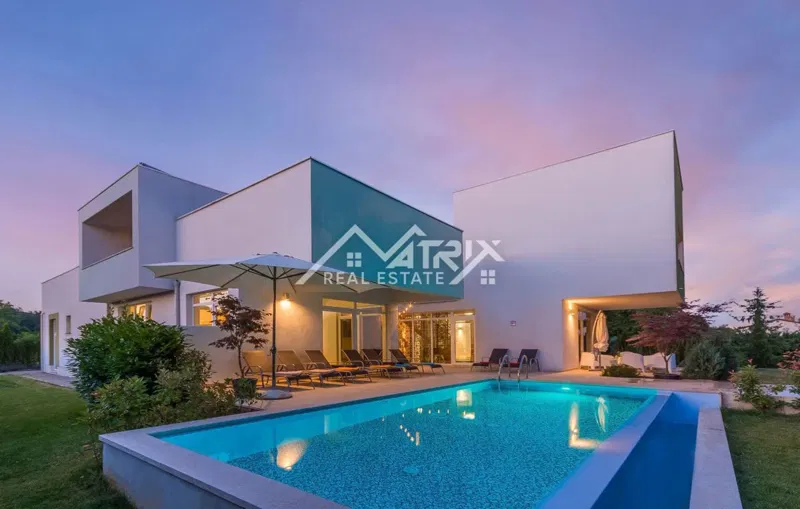 Žminj, Luxus-Smart-Villa mit Wellness & 2 Pools