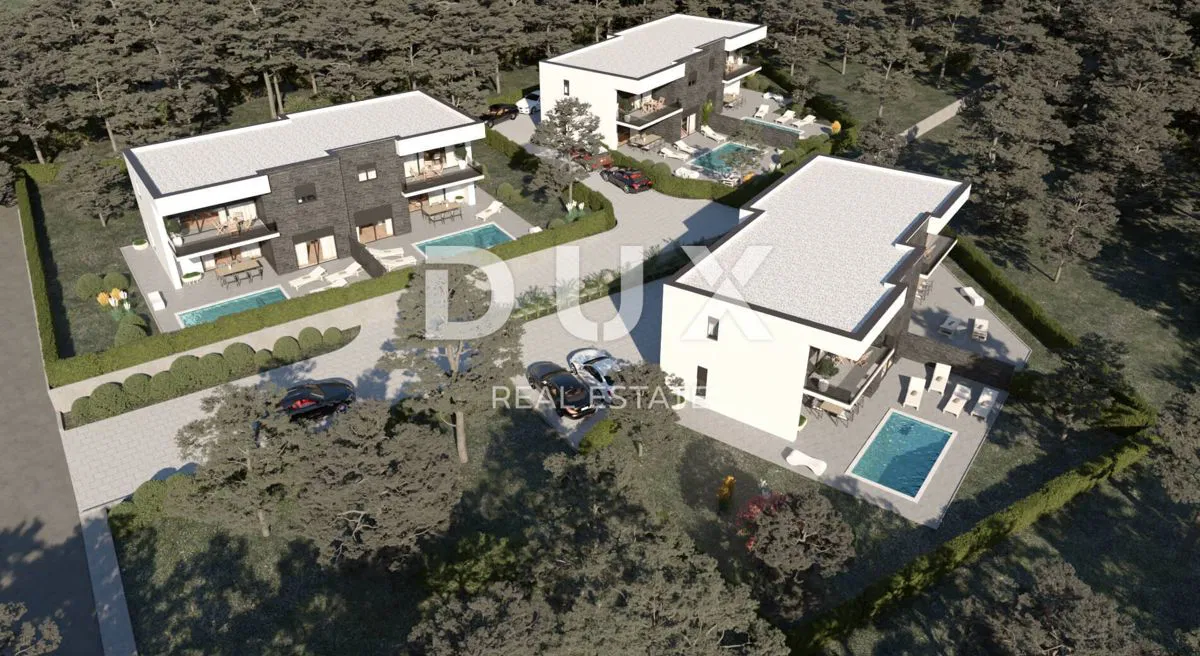 Kvarner, Kraljevica, dvojdomek, 151 m2, novostavba, bazén