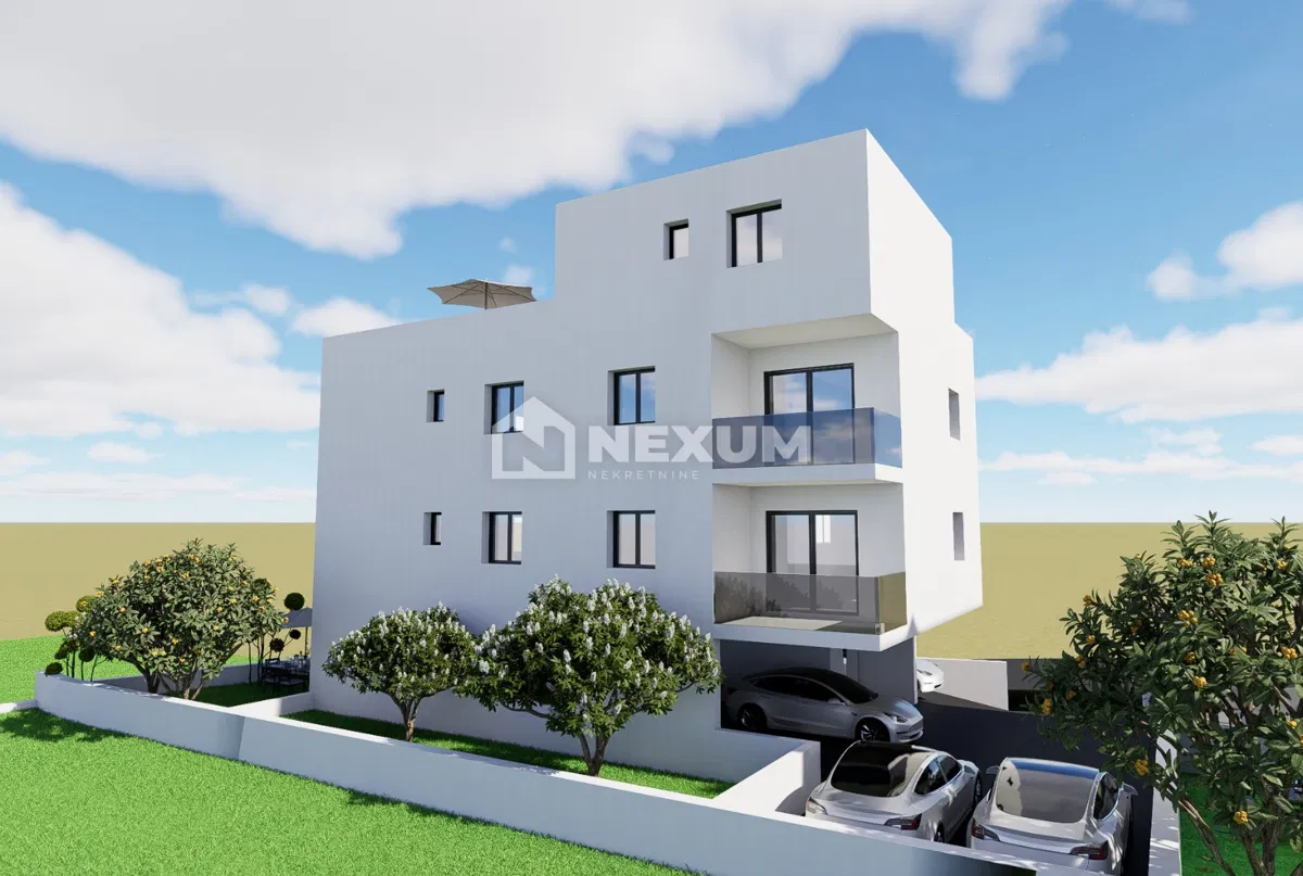 Trogir – Mieszkanie z jedną sypialnią, balkonem i miejscem parkingowym