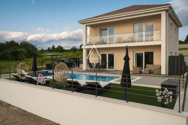 Istra, Grimalda: Luksuzna vila s wellnessom i bazenom