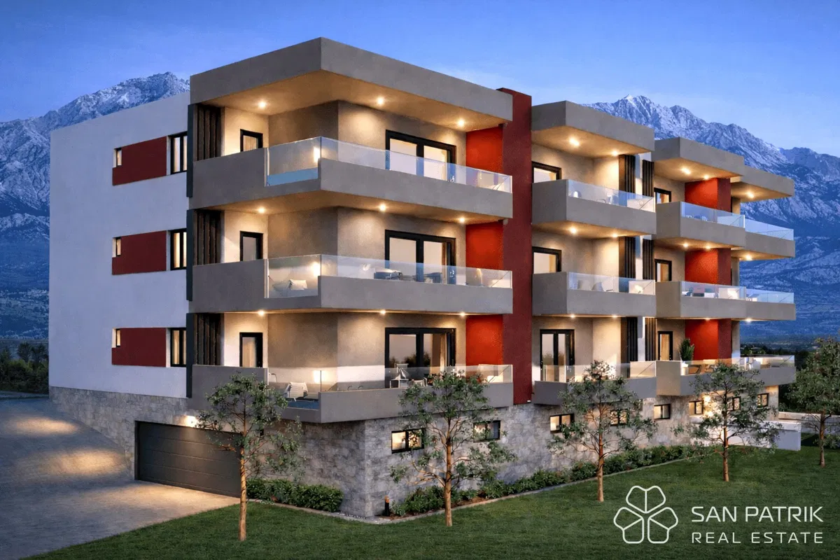 Hills Boutique Makarska - Dvosoban stan 97 m2 u novogradnji - Garaža