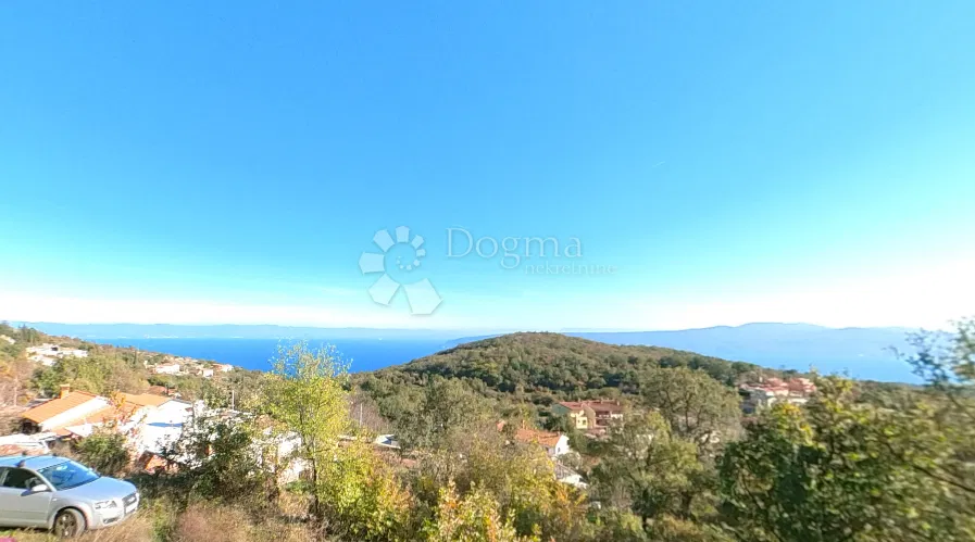 Építési telek Brseč, Mošćenička Draga, 1.017m2