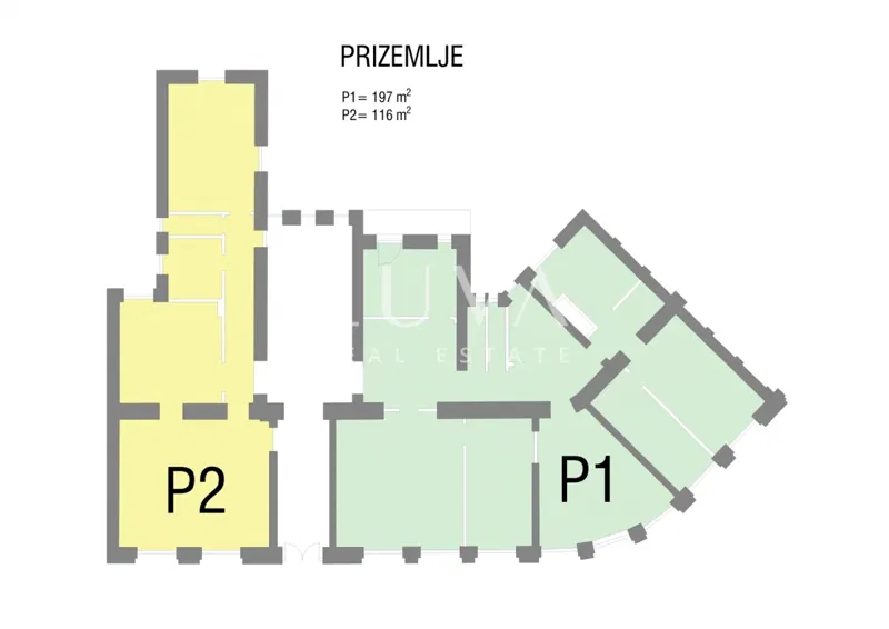 Zagreb, city center, 1,235 m² office space for sale – 2