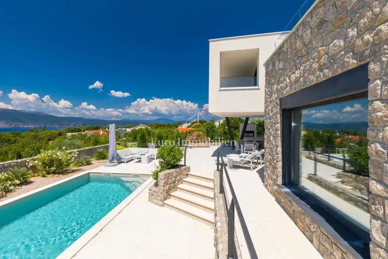 Villa with Pool and Sea View – Krk Island – 2