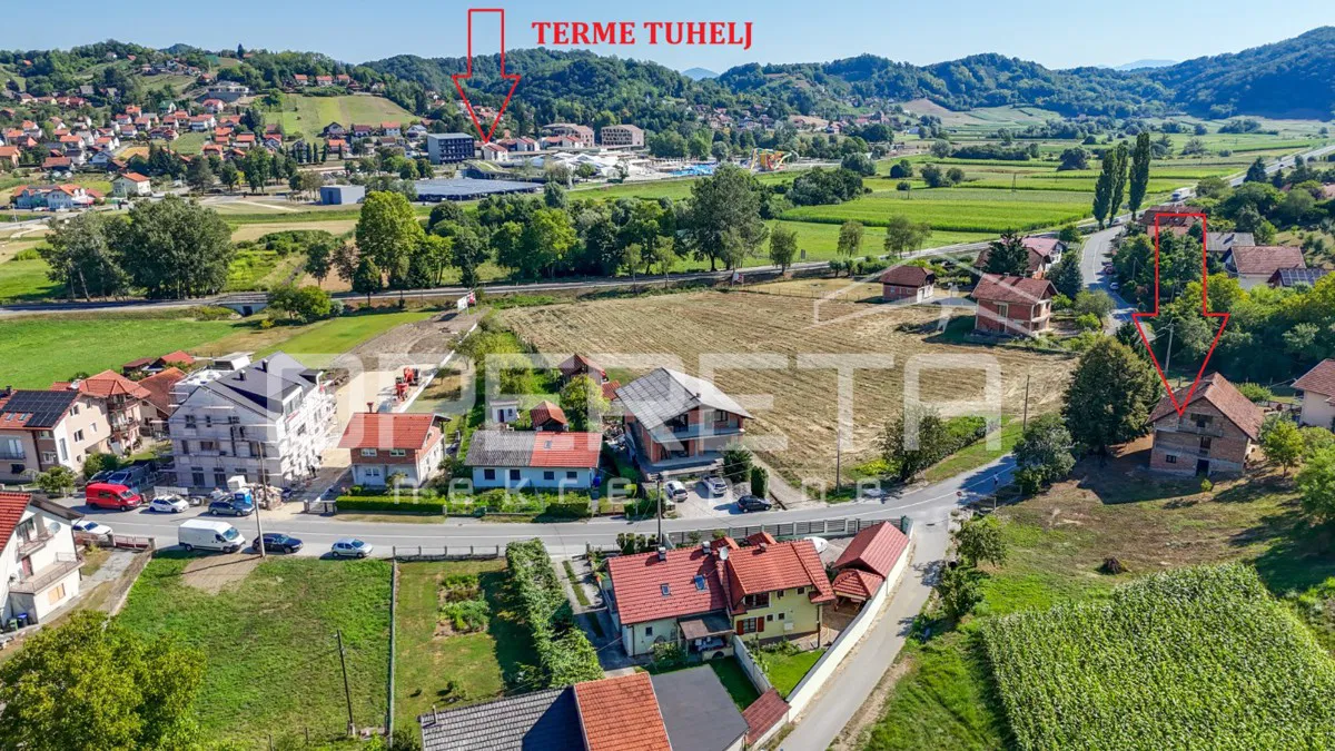 PRODAJA, KUĆA ZA ADAPTACIJU NKP 180 m2, DUBROVČAN - BLIZINA TERMI TUHELJ, S VELIKOM OKUĆNICOM OD 14.109 M2