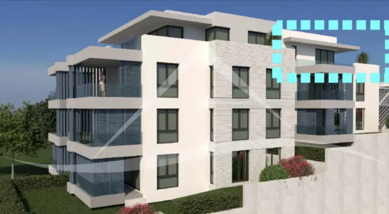 Penthouse u urbanoj zgradi, 2. red do mora! Primošten