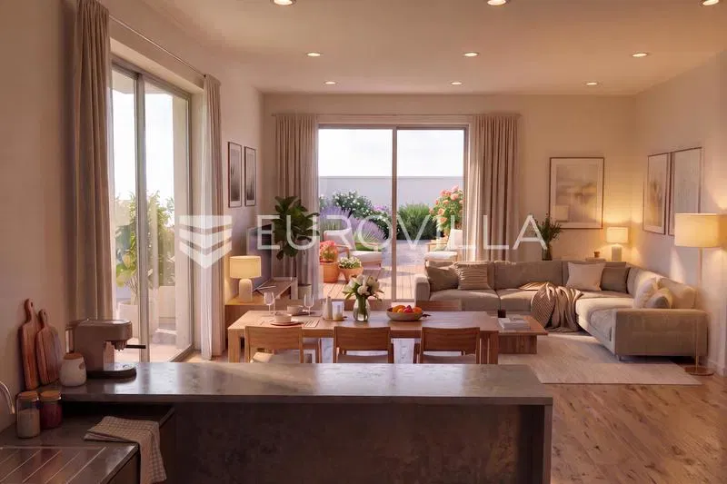 Rogoznica, modern two bedroom apartment with a garden and sea view – 3