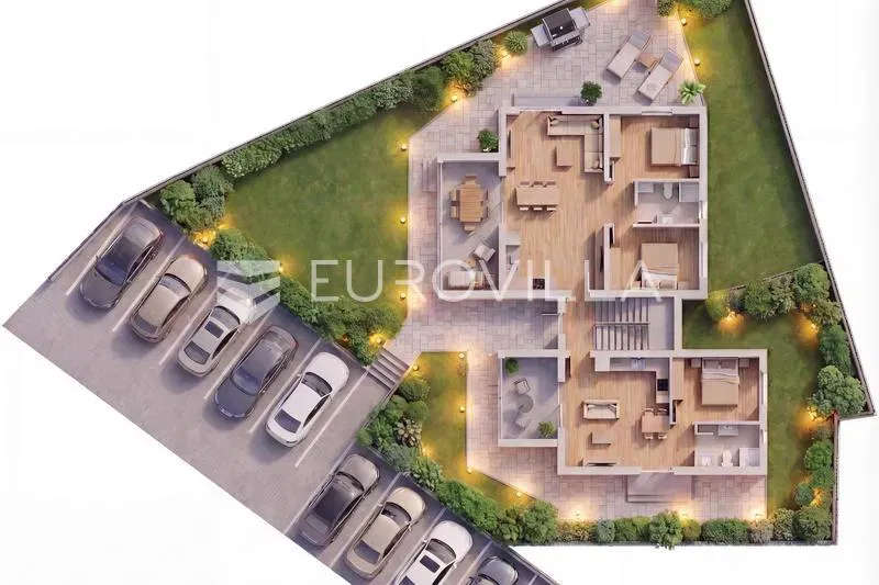 Rogoznica, modern one bedroom apartment with a garden and sea view – 2