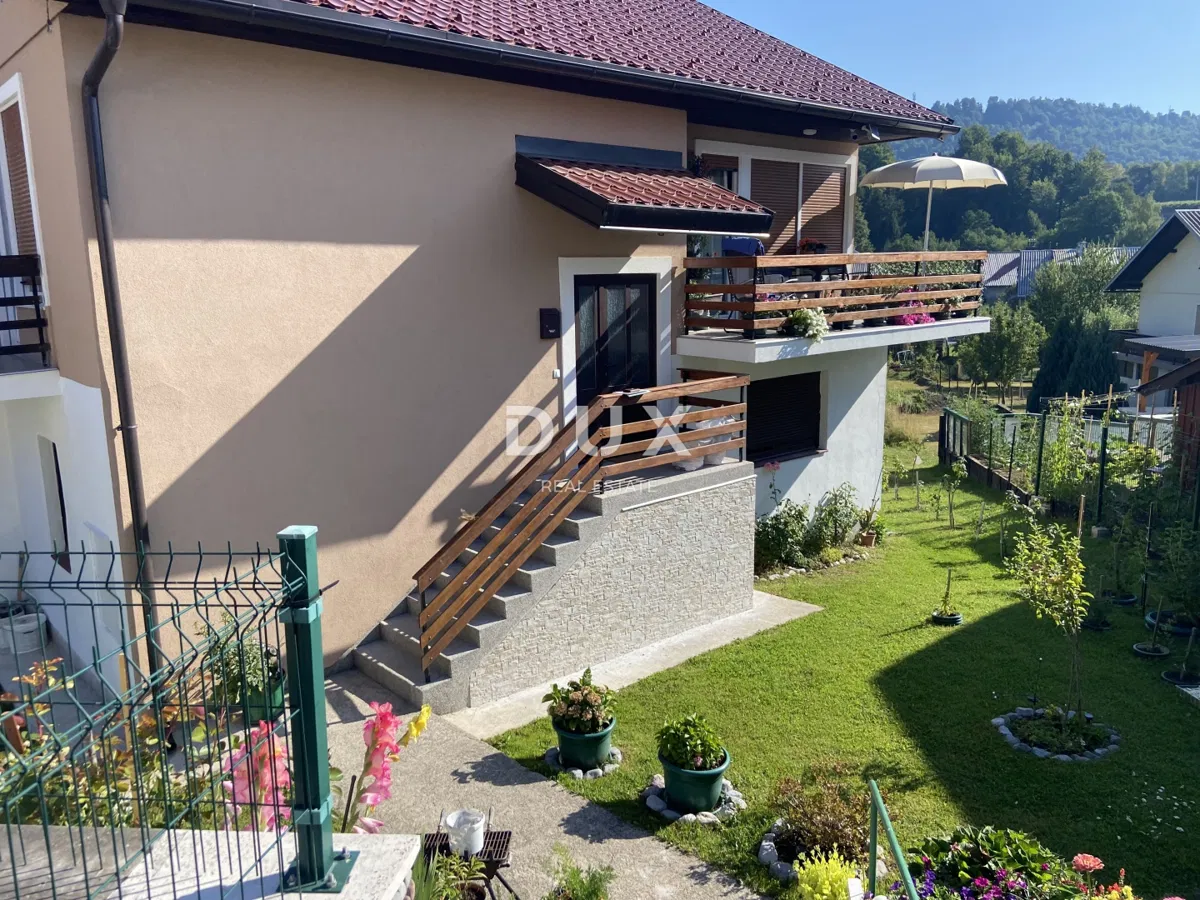 Gorski Kotar, Fužine, mieszkanie z dwiema sypialniami, 50 m2, ogród