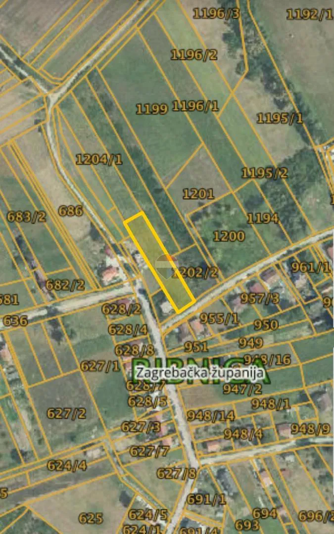 Velika Gorica, Ribnica-građevinsko zemljište 2433 m2