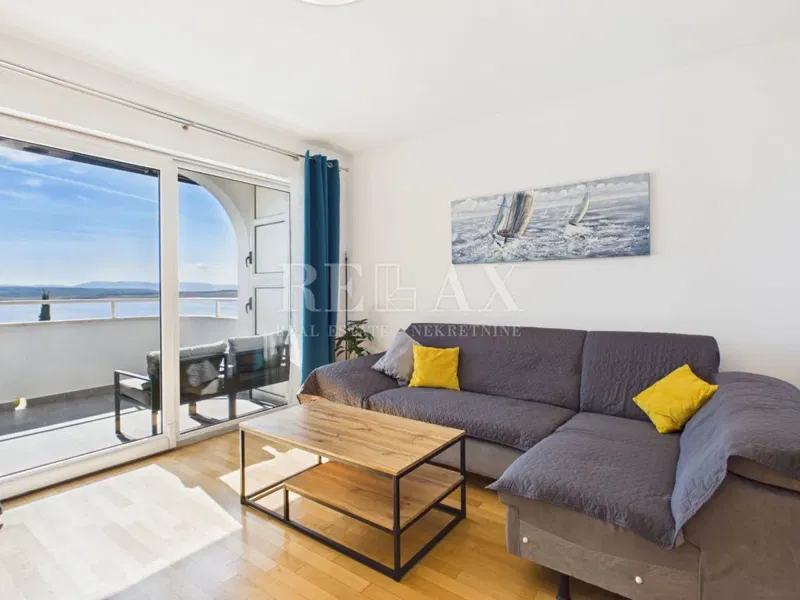 Dramalj - appartamento duplex con vista panoramica sul mare e parcheggio – 2