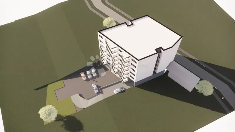 Lakás Retfala, Osijek, 53,83m2 – 2