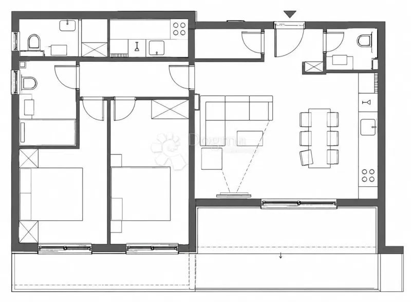 Flat Okrug Gornji, Okrug, 87,91m2 – 3
