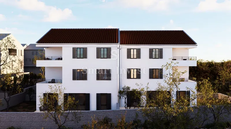 CRES, 3 hálószobás apartman egy új épületben, a tenger és a központ közelében