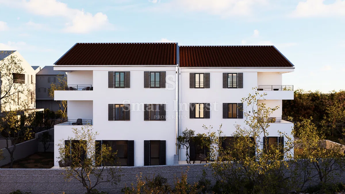 CRES, 3 hálószobás apartman egy új épületben, a tenger és a központ közelében