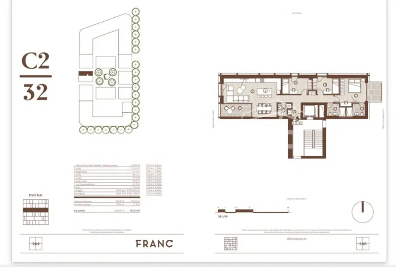 Vendita, Appartamento, Centar, Trg Franje Tuđmana, 4l, 120m2 – 2