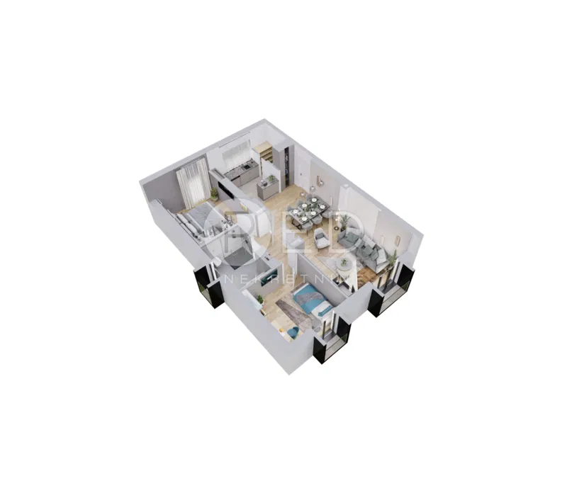Appartamento Centar, Požega, 68m2