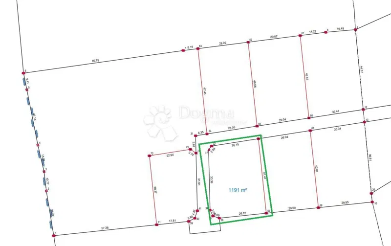 Terreno edificabile Labin, 939m2 – 2