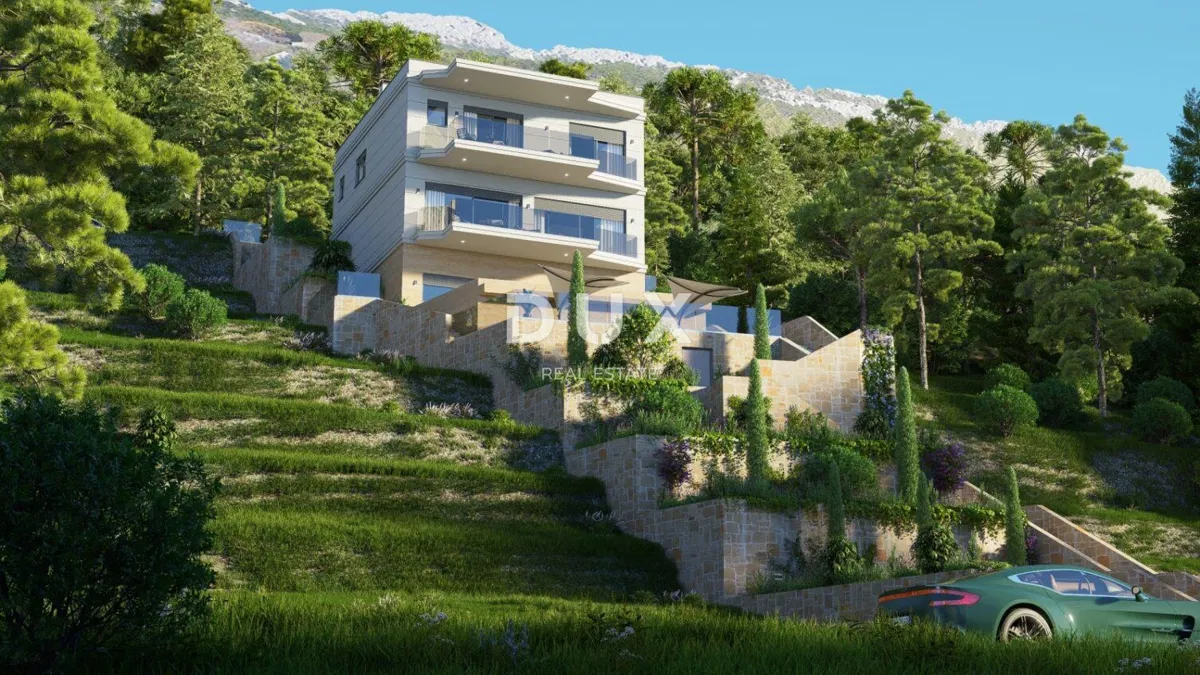 Omiš, Pisak, terreno, 481 m2, permesso di costruire