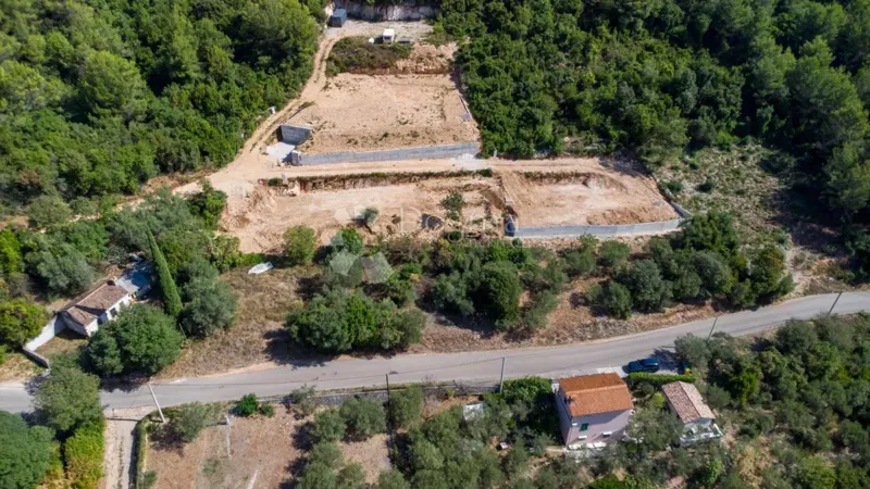 Zona Labin - Terreno con vista mare, costruzione iniziata – 3