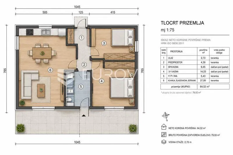Istria, Peruški, unfinished house with a pool and panoramic sea view – 2