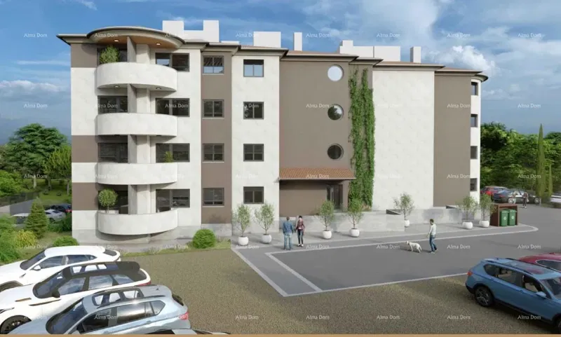 Sale of apartments in a new project, completed building. Pula – 2