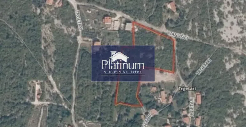 Istra,Trget građevinsko zemljište s pogledom na more