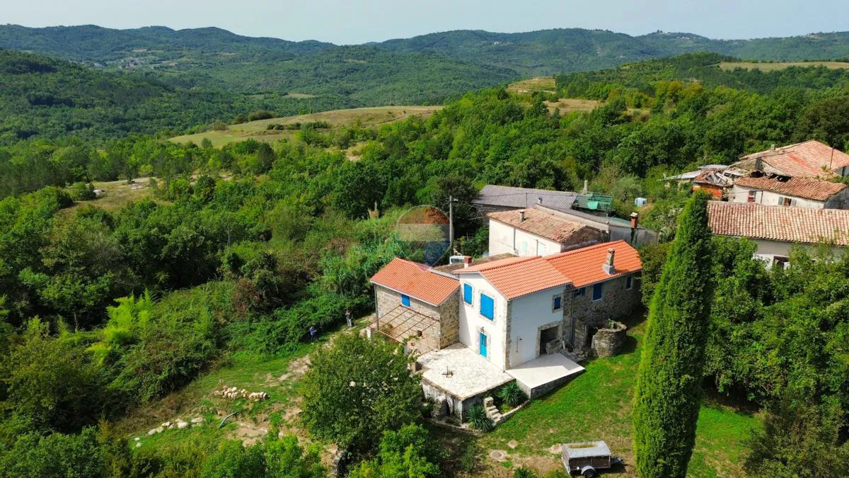 Pazin okolica, istarska kamena kuća u srcu Istre