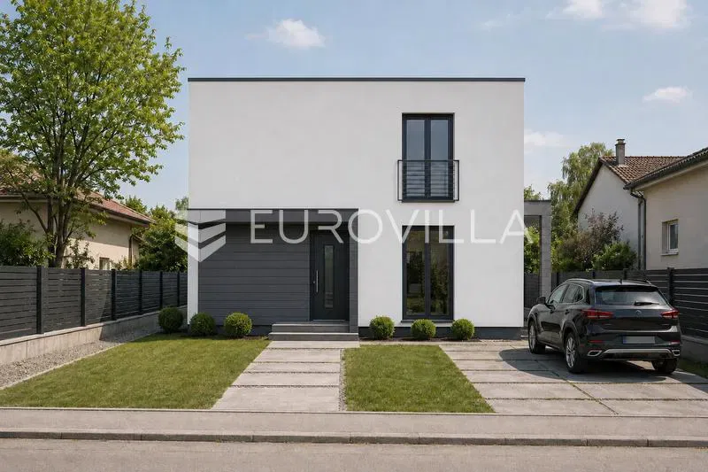 Osijek, Antunovac, građevinsko zemljište 702 m² s projektom montažne kuće
